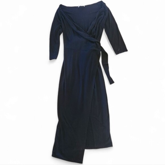 Reformation wrap dress small. Basic little black dress comfy - Picture 1 of 5